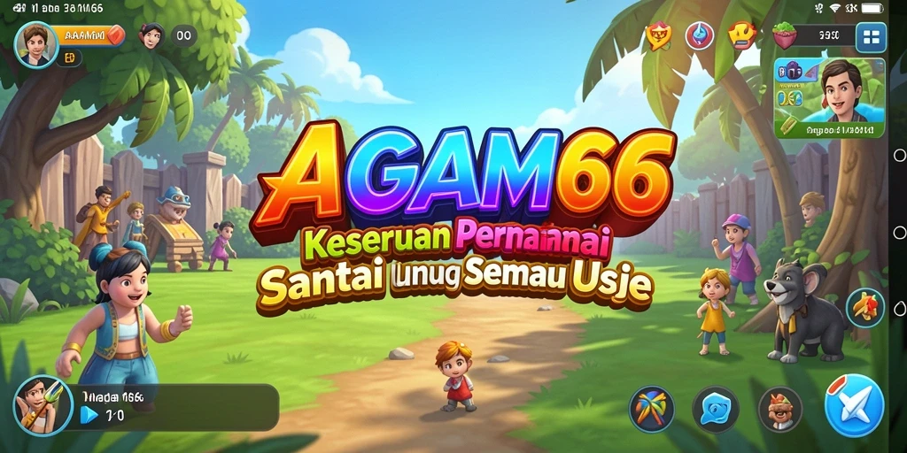 Tampilan gameplay seru dan interaktif di AGAM66.