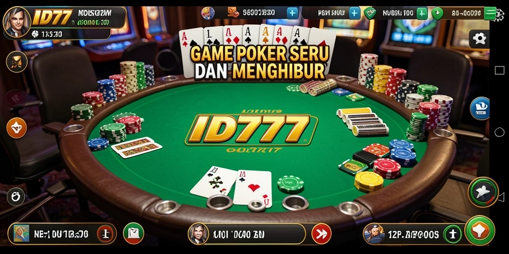 Gameplay seru Poker di ID777 dengan pemain dari seluruh dunia.