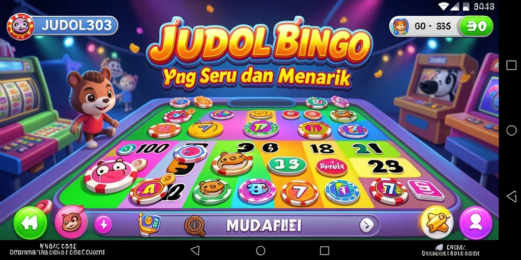 Tampilan gameplay Bingo yang seru di JUDOL303.