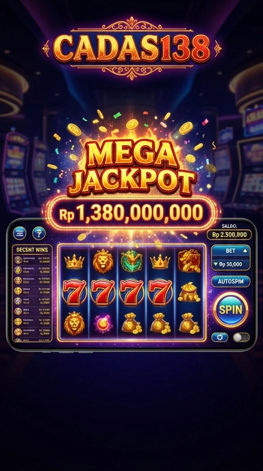 Tampilan utama aplikasi cadas138 yang memudahkan navigasi.